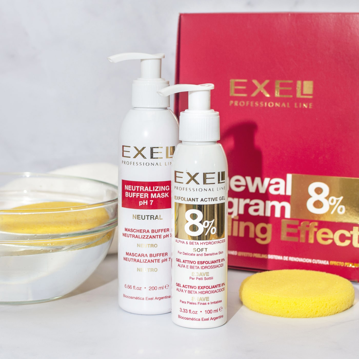 SISTEMA DE RENOVACIÓN CUTÁNEA · Efecto Peeling 8%