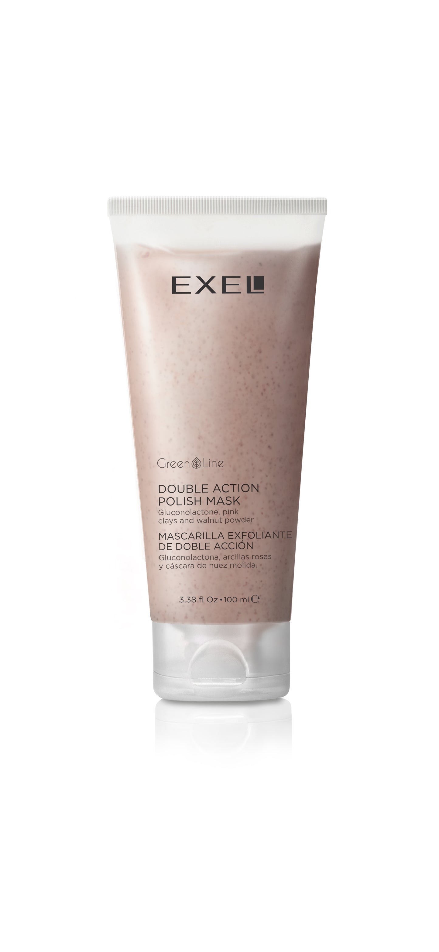 Máscara Exfoliante Doble Acción Green Line con Gluconolactona