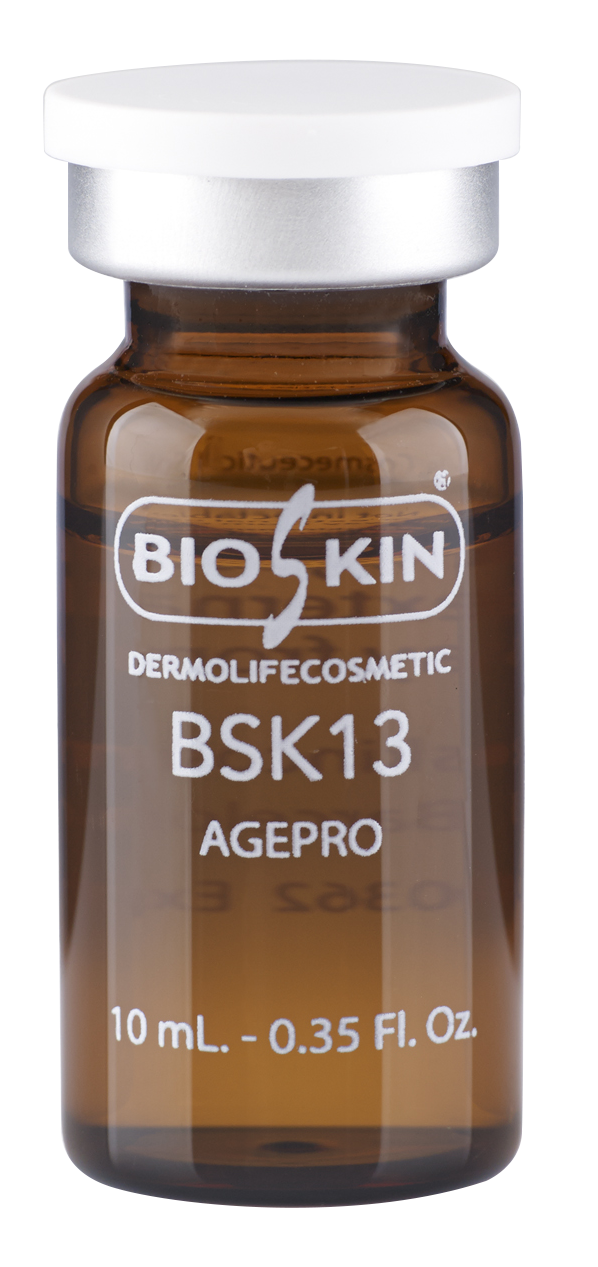 Solución antiedad BSK13 AGEPRO con DMAE, silanol y péptidos — Teresa Ortega