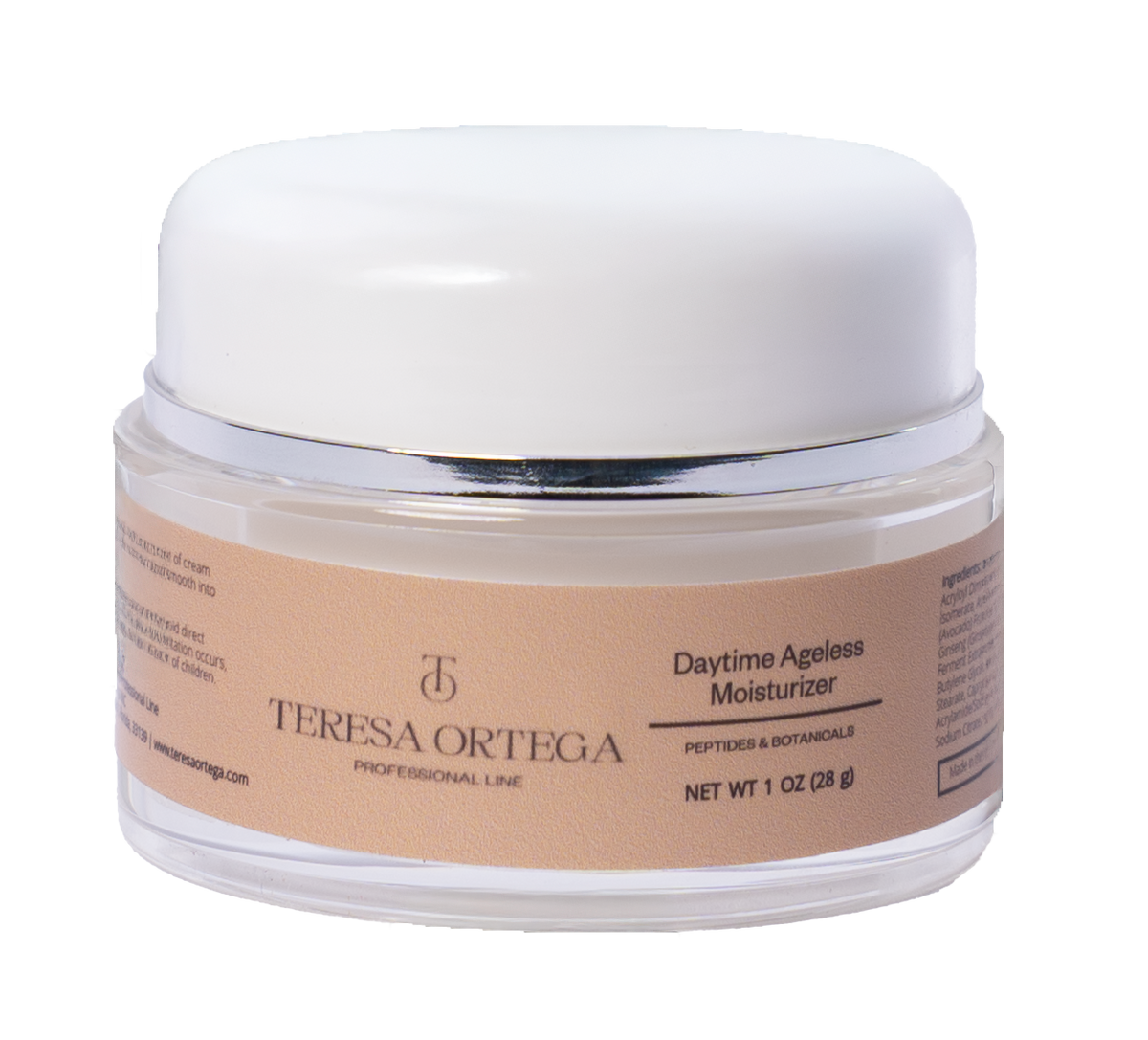 Crema facial antiedad de día con péptidos y vitamina C — Teresa Ortega