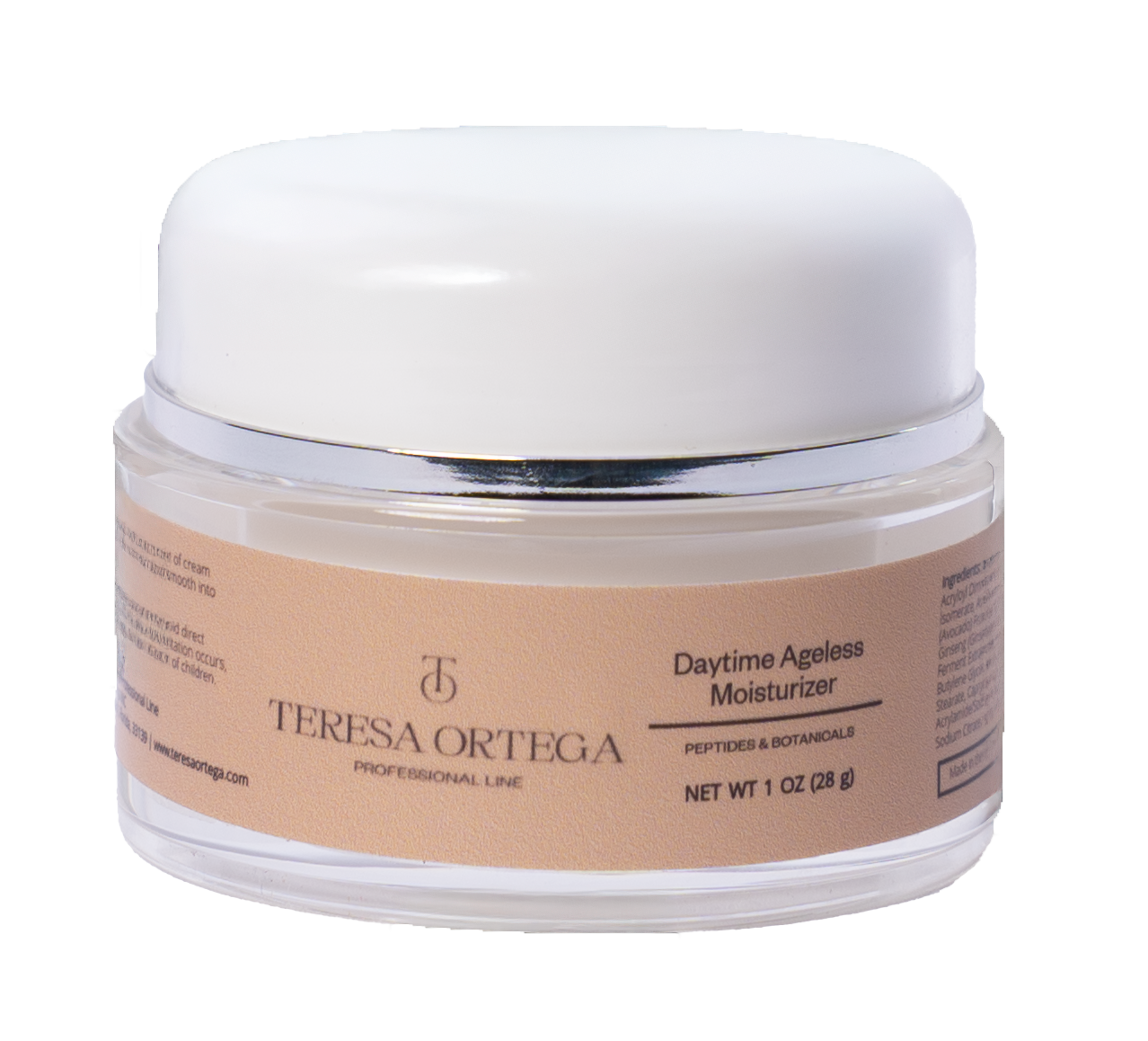 Crema facial antiedad de día con péptidos y vitamina C — Teresa Ortega