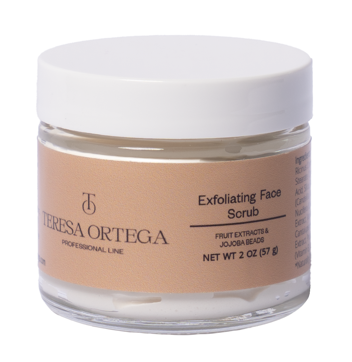 Exfoliante facial y corporal con aceite de ricino y vitamina E — Teresa Ortega