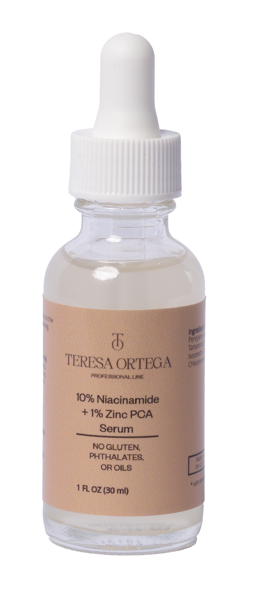 Sérum facial con niacinamida 10% y zinc 1% para hidratar e iluminar — Teresa Ortega