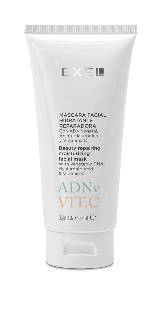 Máscara Facial Hidratante Reparadora con ADN Vegetal y Vitamina C