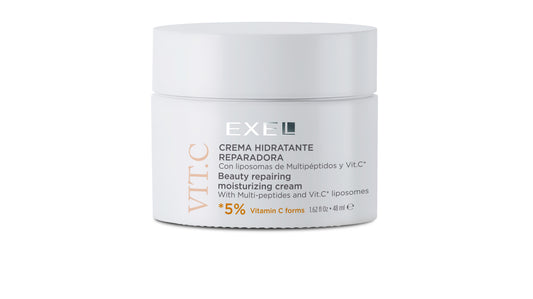 Crema Hidratante Reparadora con Vitamina C 5% y Multi-Péptidos