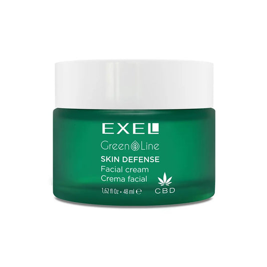 Crema Facial Skin Defense con CBD y Prebióticos Green Line - Anti-Edad